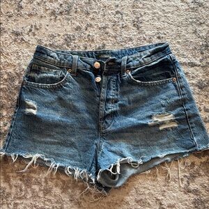 Wild Fable Blue Distressed Jean Shorts